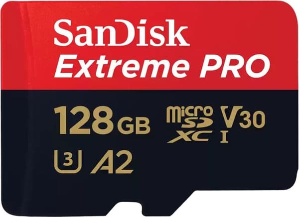 SanDisk MicroSDXC Extreme PRO 128GB 200/90 mb/s - A2 - V30