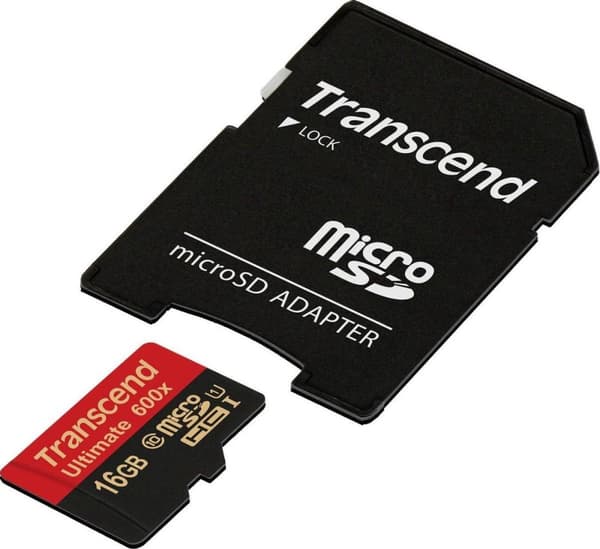 Transcend 16 GB Micro SDHC Class 10 UHS-I 600x (Ultimate)