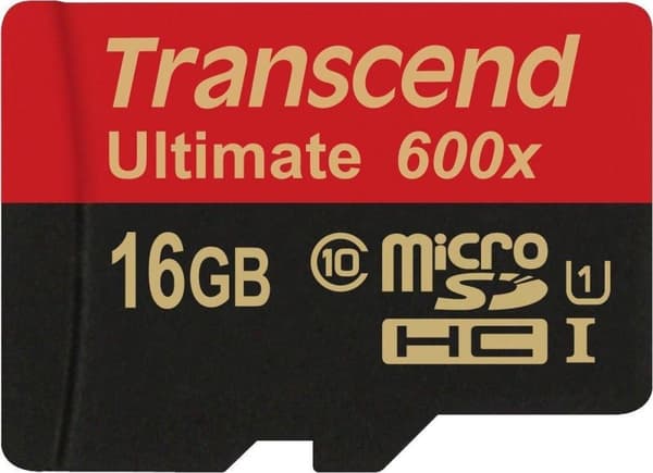 Transcend 16 GB Micro SDHC Class 10 UHS-I 600x (Ultimate)