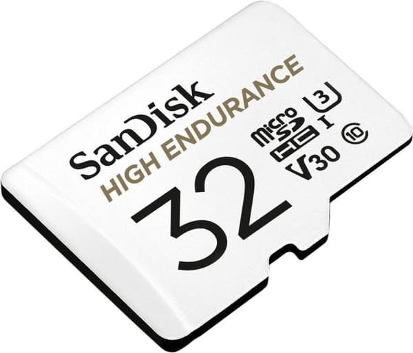 SanDisk microSDHC High Endurance Monitoring 32GB, Class 10, 100MB/s + SD-adapter