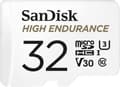 Miniatyrbild 1 av 6: SanDisk microSDHC High Endurance Monitoring 32GB, Class 10, 100MB/s + SD-adapter