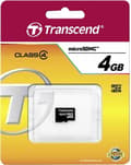 Miniatyrbild 2 av 3: Transcend 4GB Micro SDHC Klass 4
