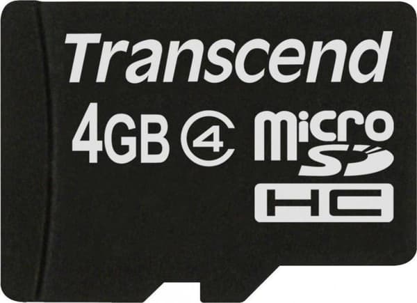 Transcend 4GB Micro SDHC Klass 4