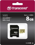 Miniatyrbillede 2 af 6: Transcend 8GB UHS-I U3 Flash-hukommelse MicroSDHC Klasse 10