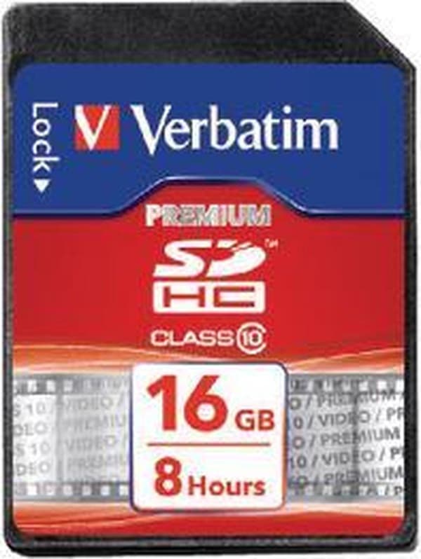 Verbatim SDHC-hukommelseskort / 16GB
