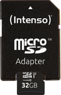 Miniatyrbild 4 av 7: SD Micro SD-kort 32GB Intenso SD-HC UHS-I Professional
