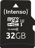 Miniatyrbild 2 av 7: SD Micro SD-kort 32GB Intenso SD-HC UHS-I Professional