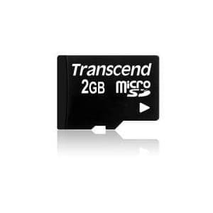 Transcend - Flash-minneskort - 2GB - microSD (TS2GUSDC)