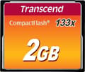 Miniatyrbild 1 av 7: Transcend TS2GCF133 2GB CompactFlash