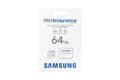 Miniatyrbild 8 av 9: Samsung PRO Endurance MB-MJ64KA - Flash-minneskort (microSDXC till SD-adapter ingår) - 64GB - Video Class V10 / UHS-I U1 / Class10 - microSDXC UHS-I -