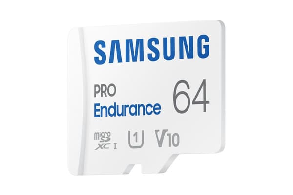 Samsung PRO Endurance MB-MJ64KA - Flash-minneskort (microSDXC till SD-adapter ingår) - 64GB - Video Class V10 / UHS-I U1 / Class10 - microSDXC UHS-I -