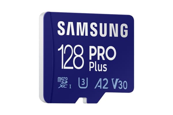 Samsung PRO Plus 128GB microSDXC UHS-I U3 160MB/s Full HD & 4K UHD-minneskort med USB-kortläsare (MB-MD128KB/WW)