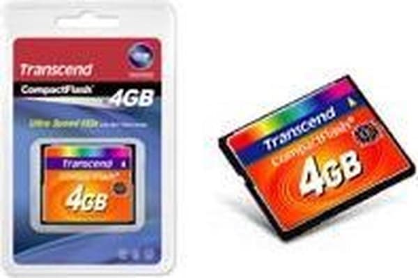 Transcend TS4GCF133 Flashminne 4 GB CompactFlash MLC