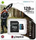 Miniatyrbild 3 av 5: Kingston Technology Canvas Go! Plus Flashminne 128 GB MicroSD Class 10 UHS-I