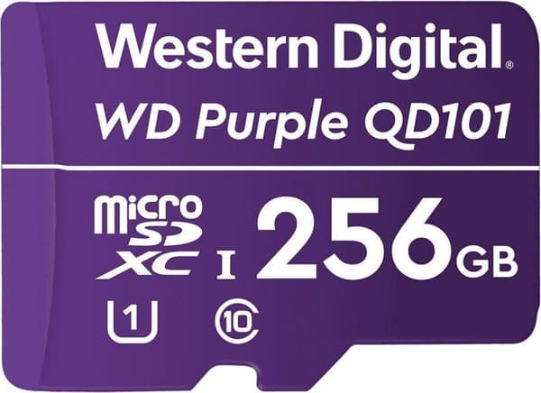 Western Digital WD Purple SC QD101 Flashminne 256 GB MicroSDXC Class 10