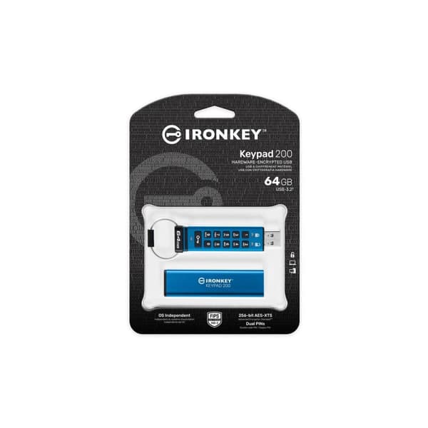 Minnepenn Kingston IKKP200/64GB Blå