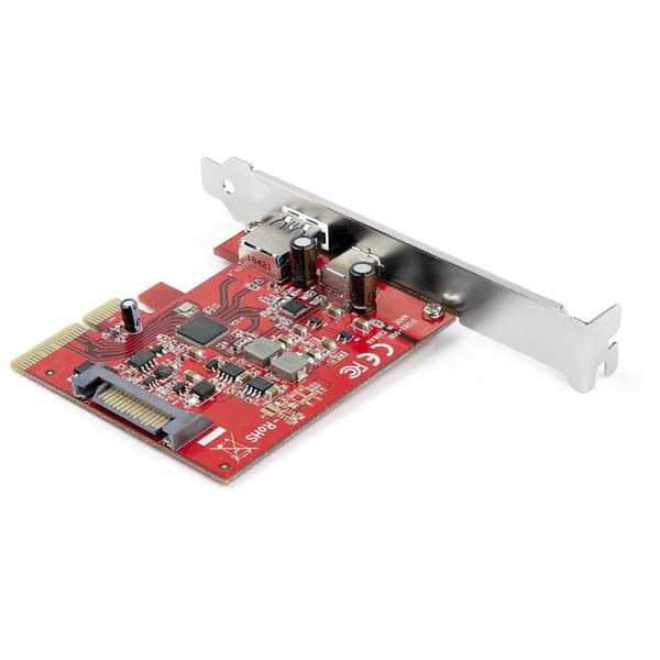 StarTech.com 2-ports 10 Gbps USB-A & USB-C PCIe-kortadapter - USB 3.1 Gen 2 PCI Express-udvidelseskort - Windows, macOS, Linux - USB-adaptere - PCIe 3