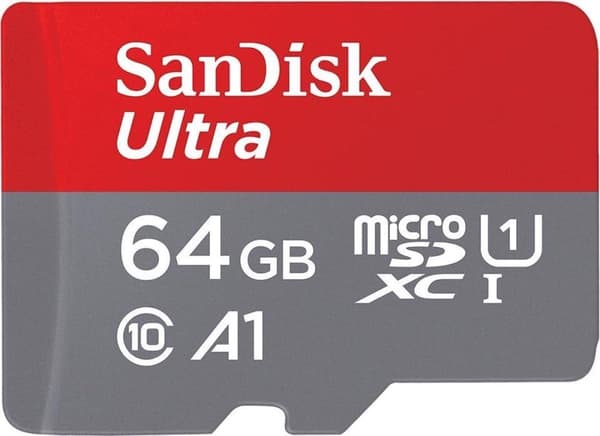 SanDisk Ultra microSD flashminne 64 GB MicroSDHC UHS-I Klass 10