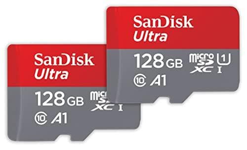 SanDisk 128GB Ultra microSDXC 140MBs+Adapt 2Pack (SDSQUAB-128G-GN6MT)