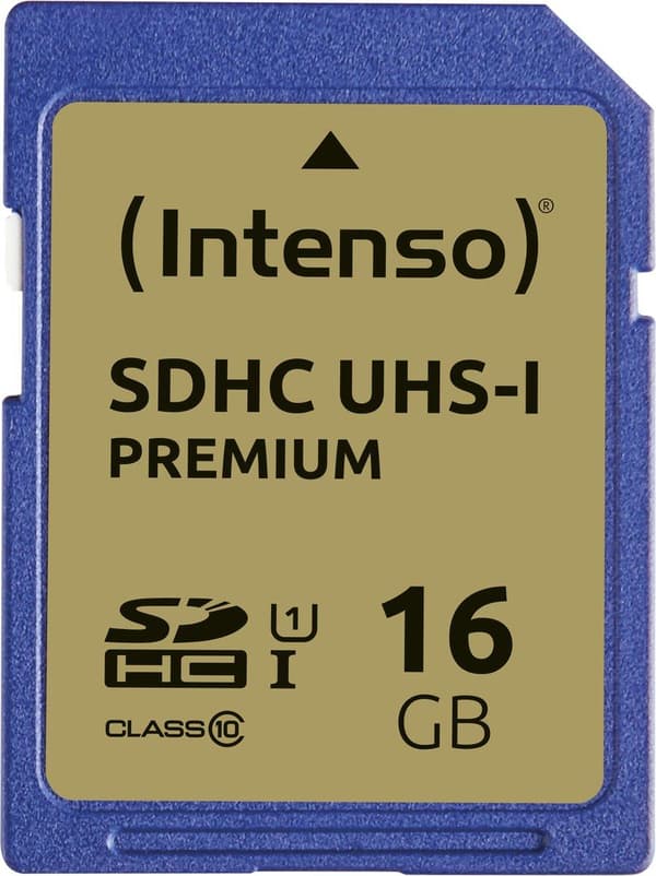 Intenso 3421470 flashminne 16 GB SDHC UHS-I Klass 10