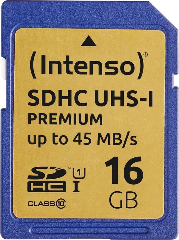 Intenso 3421470 flashminne 16 GB SDHC UHS-I Klass 10