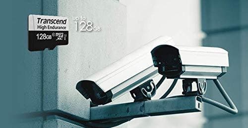 Transcend 350V - Flash-minneskort (SD-adapter ingår) - 64GB - UHS-I U1 / Class10 - microSDXC UHS-I