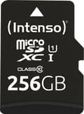 Miniatyrbild 8 av 8: Intenso microSD Karte UHS-I Premium Flash-minne 256 GB Klass 10