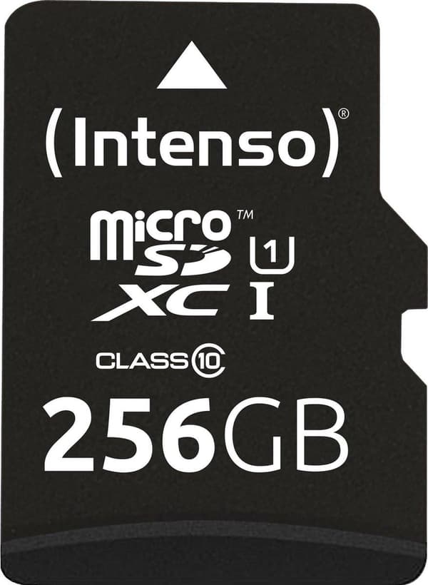 Intenso microSD Karte UHS-I Premium Flash-minne 256 GB Klass 10