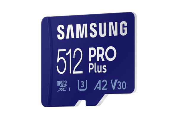 Samsung PRO Plus 512GB microSDXC UHS-I U3 160MB/s Full HD & 4K UHD -muistikortti USB-kortinlukijalla (MB-MD512KB/WW)