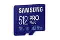 Pikkukuva 2 / 9: Samsung PRO Plus 512GB microSDXC UHS-I U3 160MB/s Full HD & 4K UHD -muistikortti USB-kortinlukijalla (MB-MD512KB/WW)
