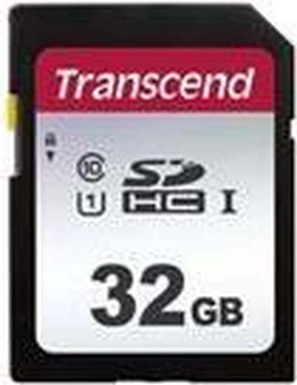 Transcend 300S - Flash-minneskort - 32 GB - UHS-I U1 / Class10 - SDHC UHS-I