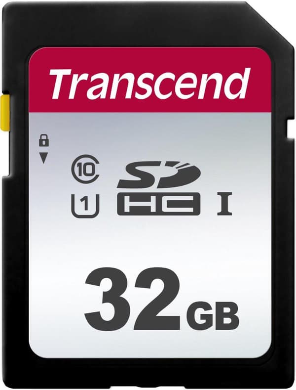 Transcend 300S - Flash-minneskort - 32 GB - UHS-I U1 / Class10 - SDHC UHS-I