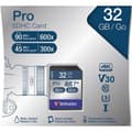 Miniatyrbild 7 av 7: Verbatim SDHC UHS-3 minneskort / 32GB