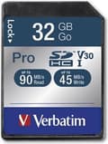 Miniatyrbild 1 av 7: Verbatim SDHC UHS-3 minneskort / 32GB
