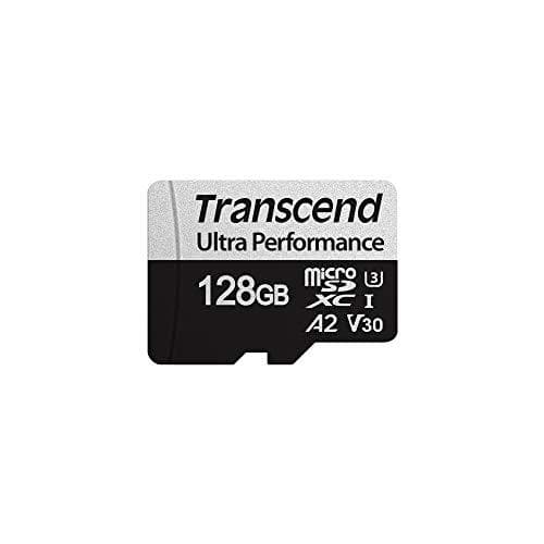 Transcend 340S - Flash-minneskort - 128GB - A2 / Video Class V30 / UHS-I U3 / Class10 - microSDXC