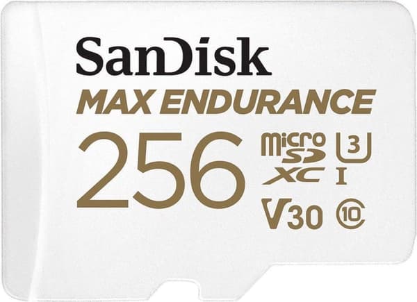 Sandisk MAX ENDURANCE flashminne 256 GB MicroSDXC Klass 10 UHS-I