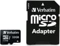 Miniatyrbillede 1 af 7: Verbatim Micro SDHC Pro 32GB Klasse 10 UHS-I inkl Adapter