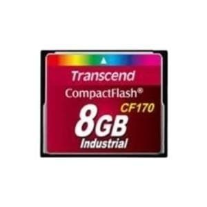 Transcend Industrial - Flash-minneskort - 8GB - 170x - CompactFlash (TS8GCF170)