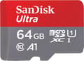 Pikkukuva 1 / 4: SanDisk 64GB Ultra microSDXC 140MB/s+SD-sovitin (SDSQUAB-064G-GN6MA)
