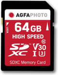 Miniatyrbild 2 av 3: AgfaPhoto 64GB SDXC flashminne Klass 10