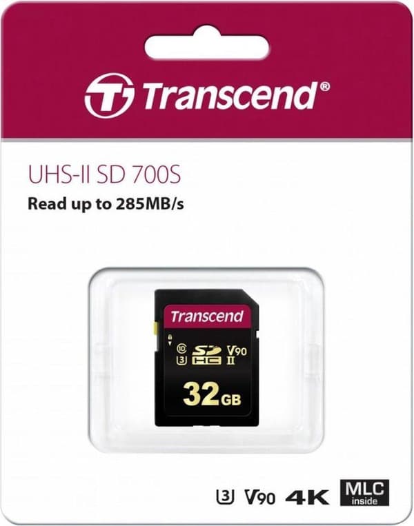 Transcend 700S Flash-minne 32 GB SDHC Class 10 UHS-II