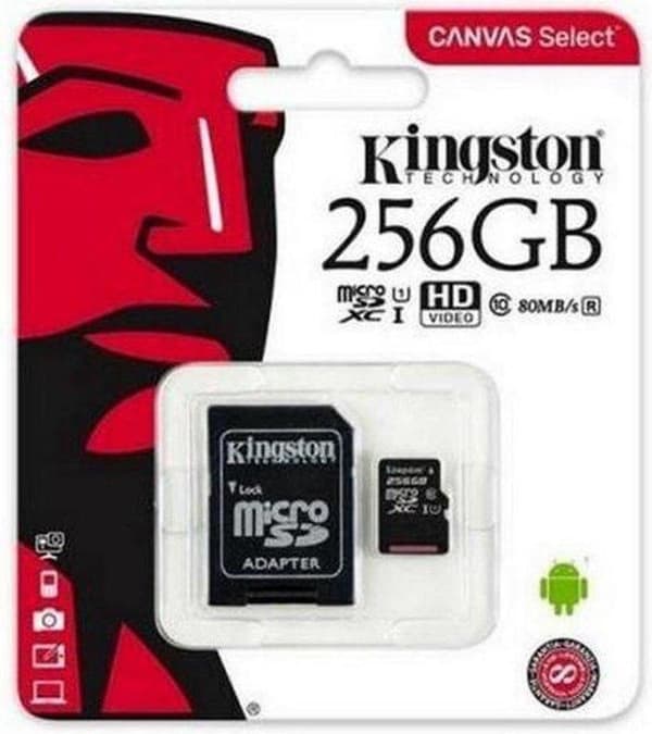 Kingston Canvas Select Plus microSD-kort 10 UHS-I - 512GB - inklusive SD-adapter