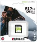 Miniatyrbillede 3 af 8: Kingston Technology Canvas Select Plus Flash-hukommelse 512 GB SDXC Klasse 10 UHS-I