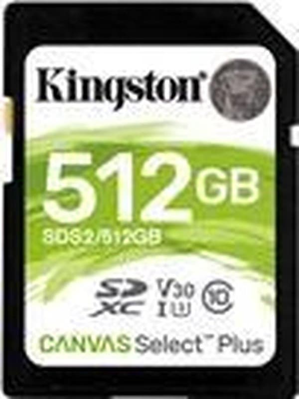 Kingston Technology Canvas Select Plus Flash-hukommelse 512 GB SDXC Klasse 10 UHS-I