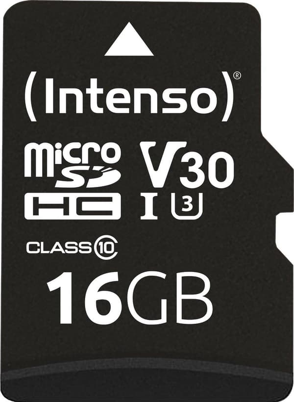 Intenso 3433470 16GB Micro SDHC UHS Class 10 flashminne