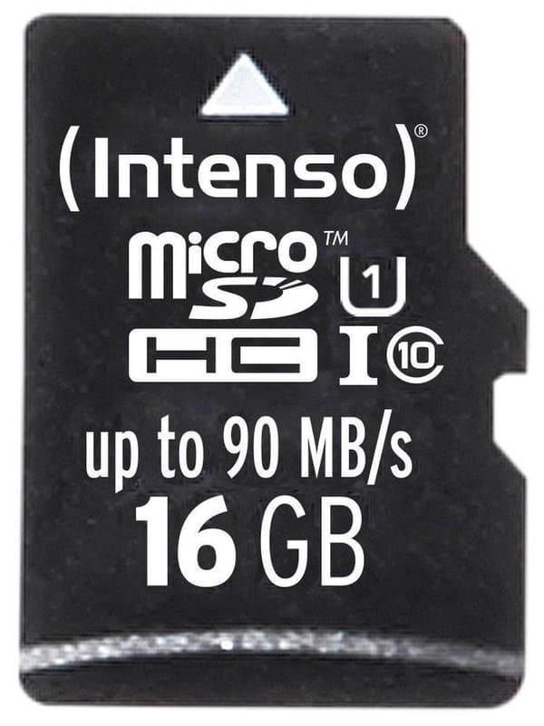 Intenso 3433470 16GB Micro SDHC UHS Class 10 flashminne