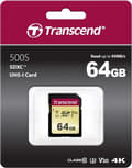 Miniatyrbild 2 av 5: Transcend 500S SDXC - 64GB