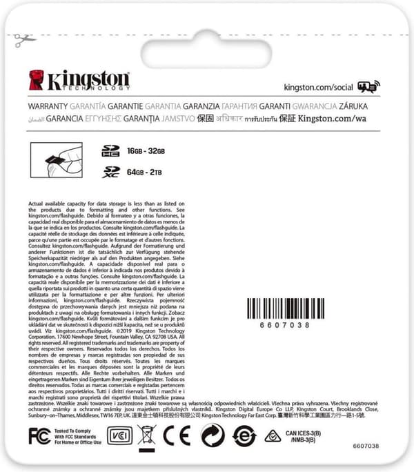 Kingston Technology Canvas Go! Plus Flash-muisti 512 Gt SD Class 10 UHS-I