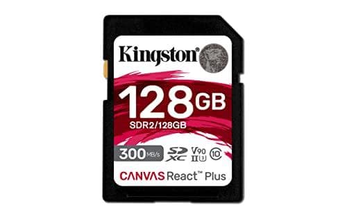 Kingston Canvas React Plus - Flash-hukommelseskort - 256 GB - Video Class V90 / UHS-II U3 / Class10 - SDXC UHS-II (SDR2/256GB)