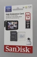 Miniatyrbillede 5 af 7: SanDisk microSDXC High Endurance Monitoring 64GB, Klasse 10, 100MB/s + SD-adapter